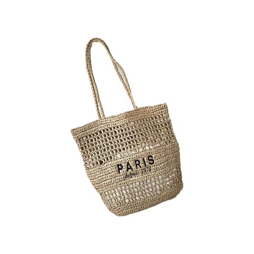 Stylish Cutout Umhängetasche Für Frauen Tasche Freundliches Papierseil Strand Mit Geräumigem Innenraum Bequemer Riemen Funktionaler Hohle Schulter von Fluxioxtna