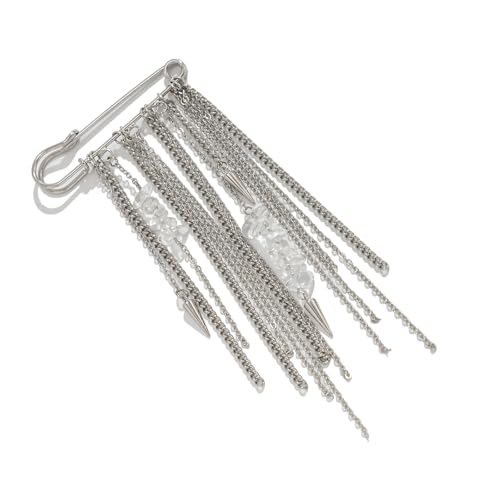 Trendy Farkly Crystal Stone Paperclip Kingkettchenarmband Für Frauen Punk Hip Hop Quasten Heuchen Knöchel Kette Accessoire Party Verschleiß Strasssteine ​​Knöchelkette von Fluxioxtna