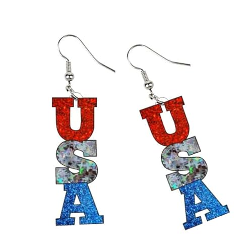 Trendy Gestreifte Acrylstern Und Herzstollen Ohrringe Leichtes Alltags Ohr Accessoire Für Frauen Mädchen Acrylohrringe Für Frauen von Fluxioxtna