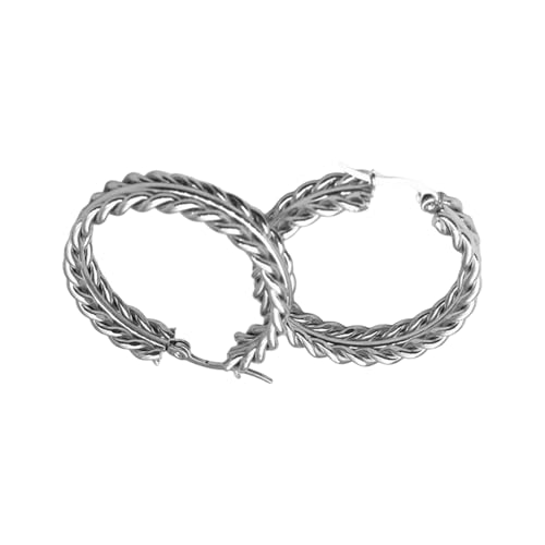 Twisted Rostly Edelstahlohrringe Für Frauen Bequeme Verschleiß Tragbarer Designs Für Tägliche Und Formelle Freizeitkleidung von Fluxioxtna