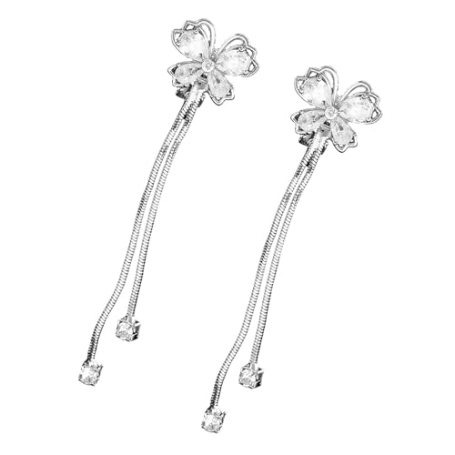 Zarte Handgefertigte Langkette Ohrringe Schmetterling Charme Fransen Drop Ohrringe Formelle Anlässe Schmuck Delikate Coppe Ohrzubehör Zubehör von Fluxioxtna