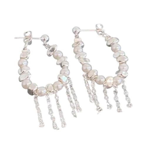 Zarte Handgewebte Fransenohrringe Mit Stilvollen Perlen In Eleganten Weißen Tonen Elegante Perlen Quasten Ohrringe Zarte Handgewebte Fransenohrringe Mit Stilvollen Perlen In Eleganten Weißen Tonen Elegante Perlen Quasten Ohrringe von Fluxioxtna