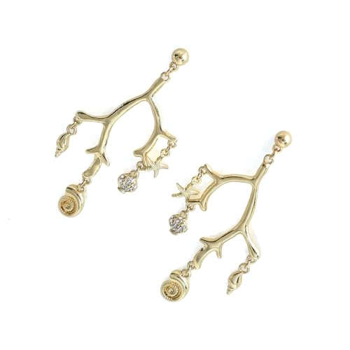 Zögernde Marine Inspirierte Stollen Ohrringe Für Frauen Komfortable Allergieresistente Legierungsfürsssen Ohrhörer Ohrschmuck Ozean Inspirierte Leichte Ohrringe von Fluxioxtna