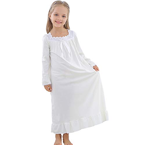 Mädchen Hemden 5er Pack Unterwäsche Unterhemd Nachthemd Weiß mit Motiv 4371RD