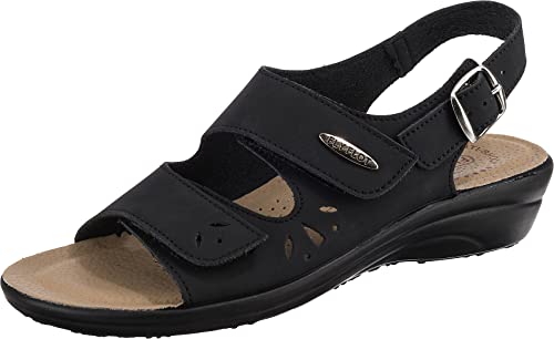 FLY FLOT Damen 855398 Schuh für das Gesundheitswesen, schwarz, 38 EU von Fly Flot