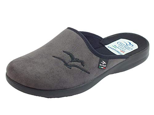 Fly Flot , Damen Hausschuhe, Grau - anthrazit - Größe: 44 EU von Fly Flot