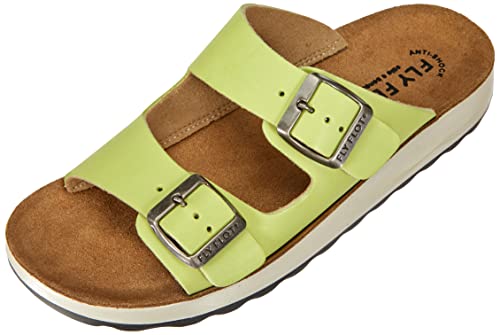 Fly Flot Damen 391447 Schuh für das Gesundheitswesen, grün-gelb, 41 EU von Fly Flot