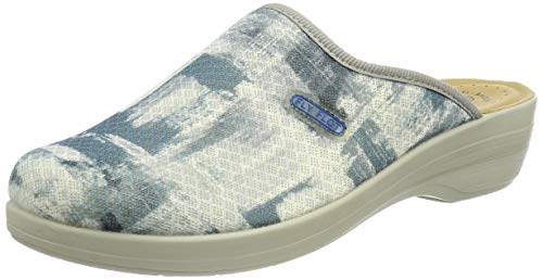 Fly Flot Damen 855370 Hausschuh, blau, 40 EU von Fly Flot