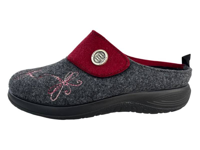 Fly Flot FLY FLOT Damen Pantoffel 320300-41 burgundy rot Hausschuh von Fly Flot