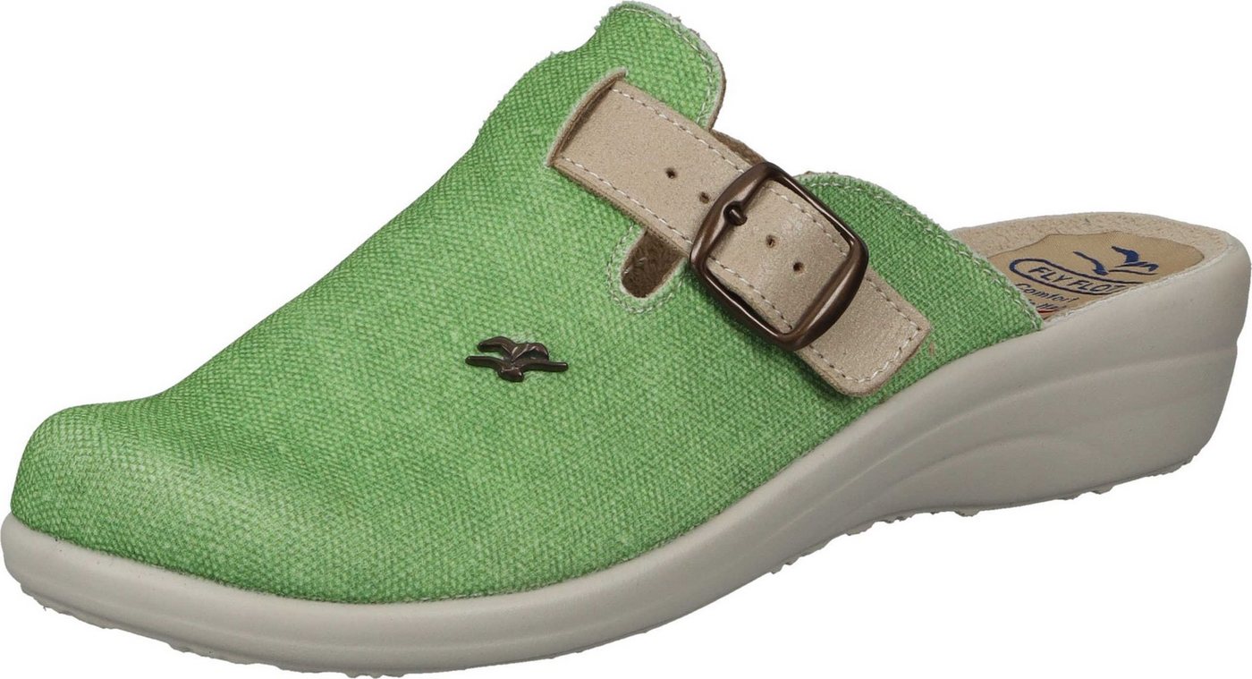 Fly Flot Pantoletten Pantoffel aus Textil/Synthetik von Fly Flot