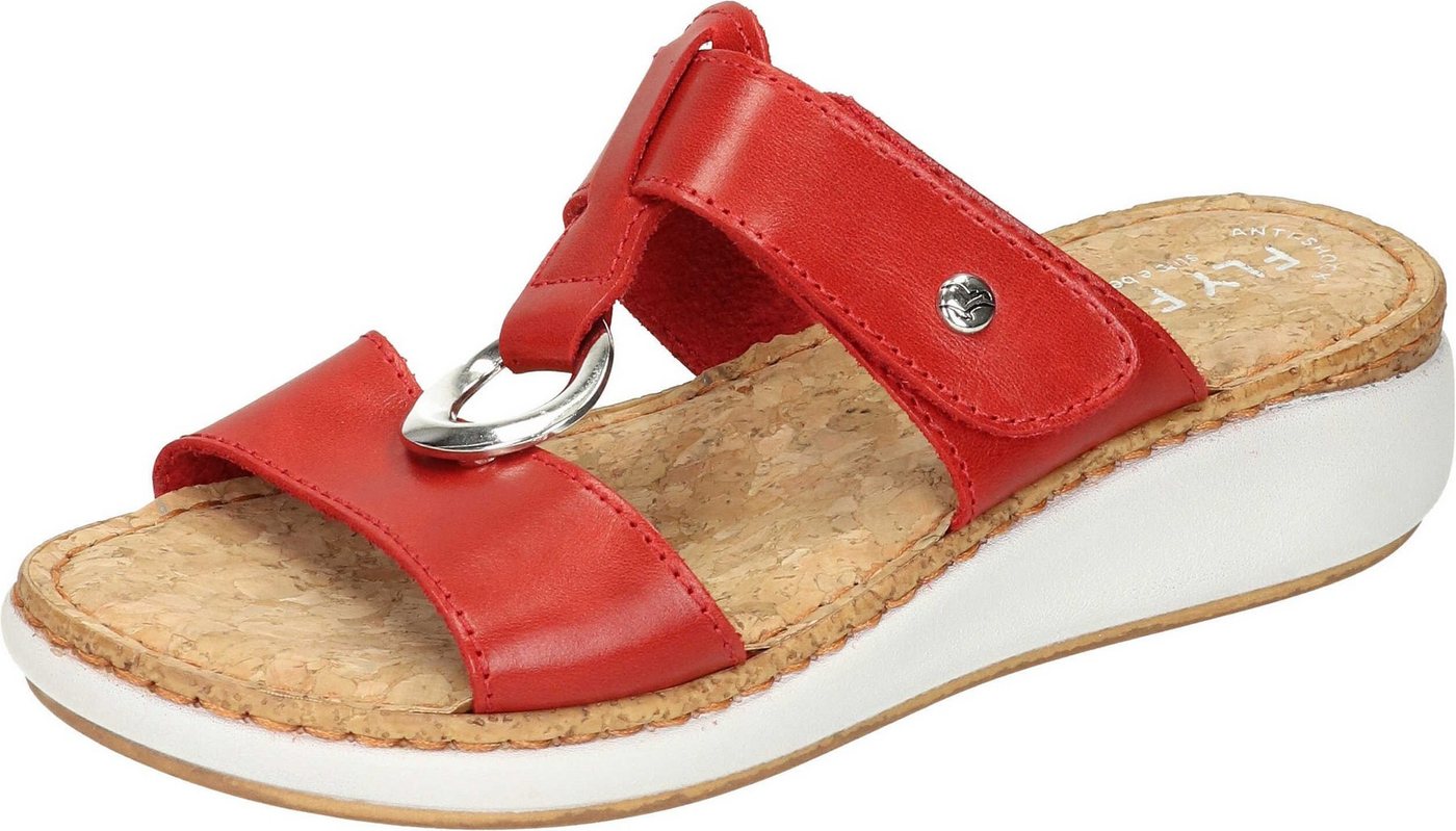 Fly Flot Pantoletten Pantolette aus echtem Leder von Fly Flot