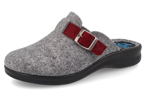 FlyFlot Damen Hausschuhe Canvas, PU-Sohle in lontra, Größe 38.0, 36540 9215 15 von Fly Flot