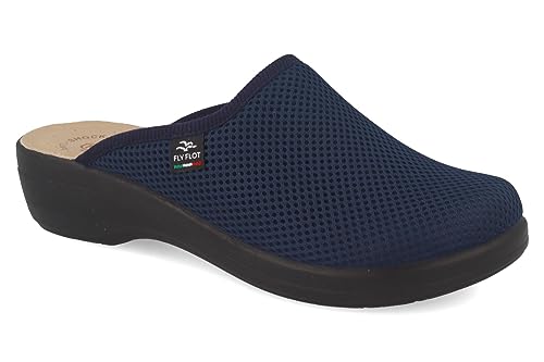 FlyFlot Hausschuhe Leinen, PU-Sohle in Bordo, Größe 35.0, von Fly Flot