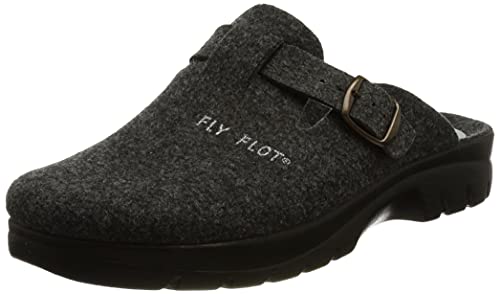 Flyflot Herren 880243 Hausschuh, anthrazit, 44 EU von Fly Flot