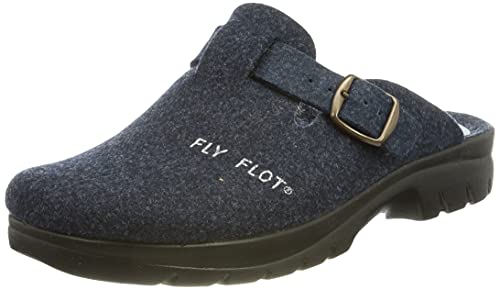 Flyflot Herren 880247 Hausschuh, blau, 45 EU von Fly Flot