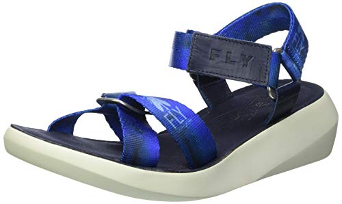 Fly London Damen Bena724fly Sandale, Blau, 41 EU von FLY London