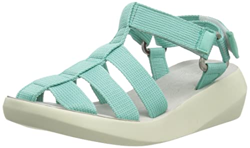 Fly London Damen Basa841fly Sandale, Aqua, 38 EU von FLY London