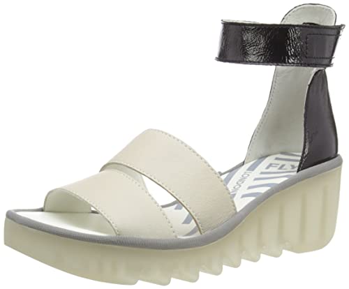 Fly London Damen Bono290fly Sandale, Wolke Schwarz, 38 EU von FLY London