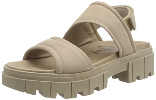 FLY London Damen Slingback Sandale mit Absatz, Beton, 38 EU FLY London Damen Slingback Sandale mit Absatz, Beton, 38 EU von FLY London