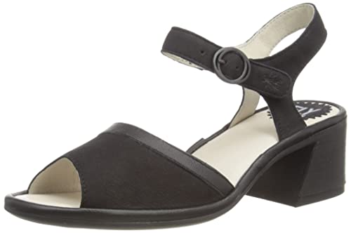 Fly London Damen Lear374fly Sandale mit Absatz, Schwarz, 40 EU Fly London Damen Lear374fly Sandale mit Absatz, Schwarz, 40 EU von FLY London