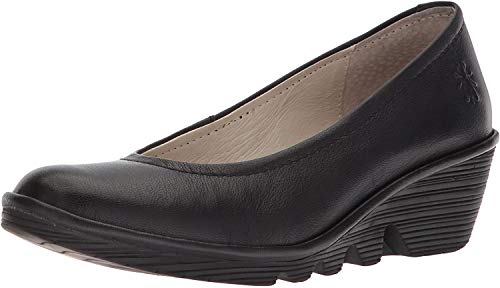 FLY London Damen Pump Geschlossene Ballerinas, Schwarz, 41 EU von FLY London