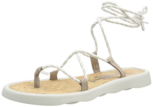Fly London Damen Tace874fly Flache Sandale, Beton, Offwhite, 42 EU Fly London Damen Tace874fly Flache Sandale, Beton, Offwhite, 42 EU von FLY London