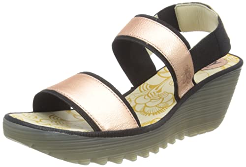 Fly London Damen Yaco416fly Sandale, Blush Gold, 37 EU von FLY London