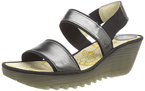 Fly London Damen Yaco416fly Sandale, Graphit, 37 EU Fly London Damen Yaco416fly Sandale, Graphit, 37 EU von FLY London