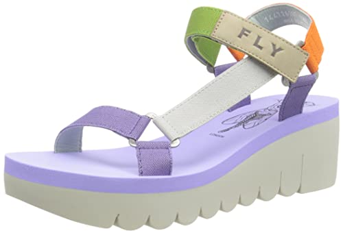 Fly London Damen Yefa726fly Sandale, Mehrfarbige Viola, 38 EU von FLY London