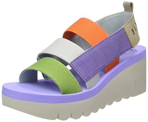 Fly London Damen Yere847fly Sandale, Multi Viola, 37 EU von FLY London