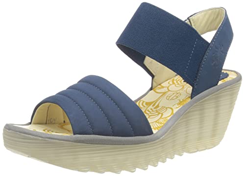 Fly London Damen Yiko414fly Sandale, blau, 38 EU von FLY London