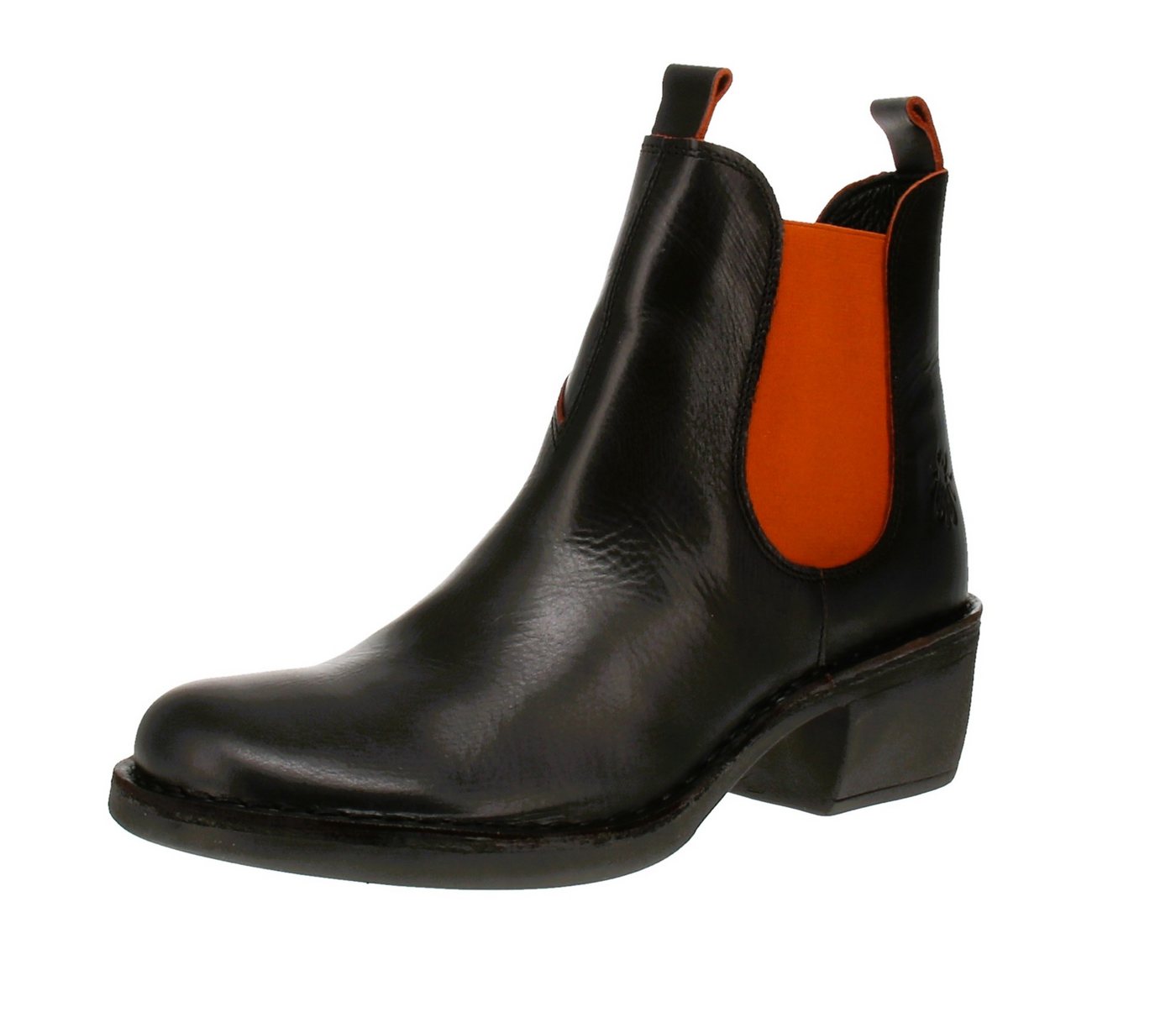 Fly London Fly London MEME030FLY - Damen Chelsea Boot - Java-Black-Red Stiefelette Fly London Fly London MEME030FLY - Damen Chelsea Boot - Java-Black-Red Stiefelette von Fly London