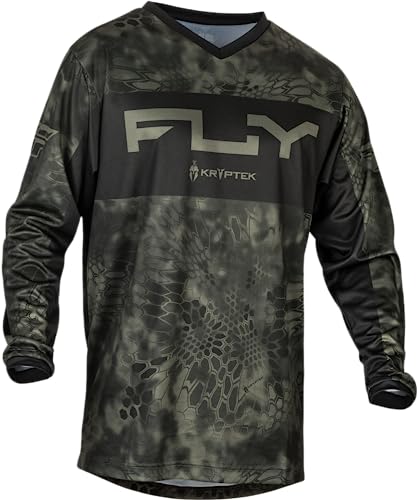 Fly Racing Herren F-16 SE Kryptek Jersey (Moosgrau/Schwarz, Größe M) von Fly Racing