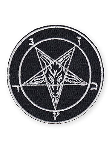 Fly Style Aufbügler/Aufnäher 'Das Siegel des Baphomet', Durchmesser:7.60 cm von Fly Style