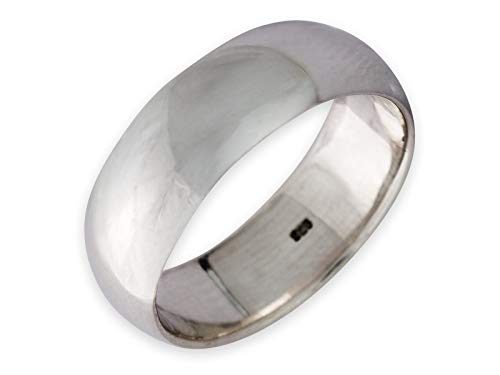 Fly Style Bandring für Damen und Herren aus 925 Sterling Silber | 3-10 mm breit | matt oder poliert, Ring Grösse:21.0 mm, Oberfläche:3mm Matt Fly Style Bandring für Damen und Herren aus 925 Sterling Silber | 3-10 mm breit | matt oder poliert, Ring Grösse:21.0 mm, Oberfläche:3mm Matt von Fly Style