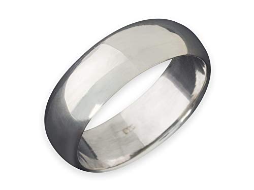 Fly Style Bandring für Damen und Herren aus 925 Sterling Silber | 4-10 mm breit | matt oder poliert, Ring Grösse:20.3 mm, Oberfläche:8mm Poliert Fly Style Bandring für Damen und Herren aus 925 Sterling Silber | 4-10 mm breit | matt oder poliert, Ring Grösse:20.3 mm, Oberfläche:8mm Poliert von Fly Style