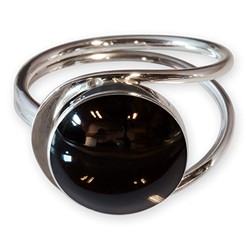 Fly Style Damen Ring aus 925 Silber - offener Ring mit Muschel oder Stein Inlays von Fly Style