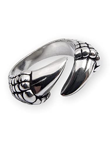 Fly Style Damen Herren Ring 316L Edelstahl Ring - Drachen Claw - Gothic Ring, Ring Grösse:17.2 mm von Fly Style