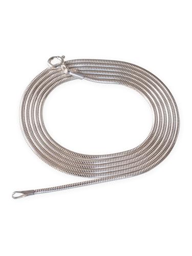 Fly Style Schwere Schlangen Kette aus massiv 925 Silber Schmuck Halskette - Silber Kette - Silberkette Ohne Anhänger, Längen:ca. 51.0 cm, Stärke:1.0 mm von Fly Style