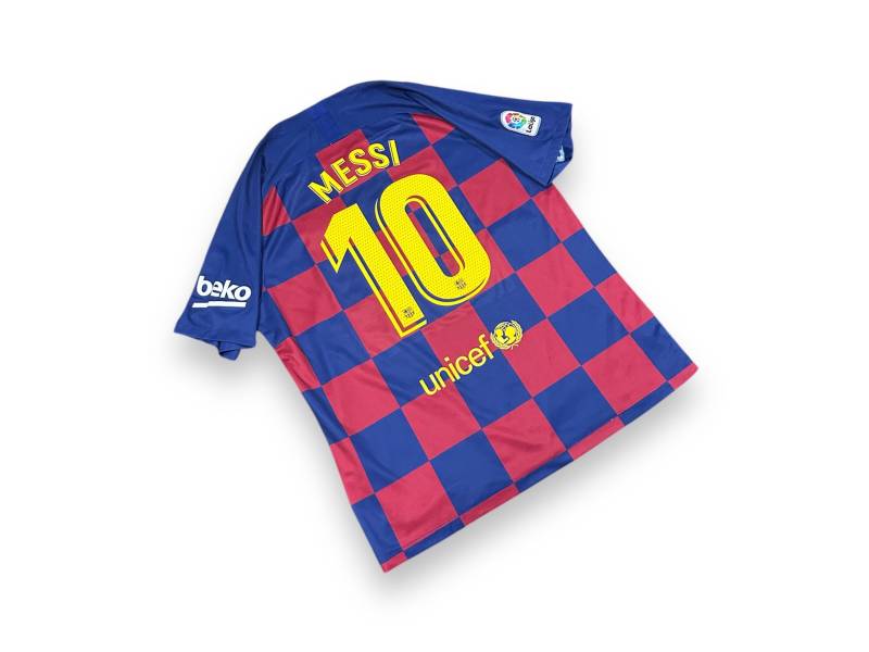 Original Nike Fc Barcelona Trikot Mit Der Nummer 10 Messi Fußball-Trikot Xl von Fly90s
