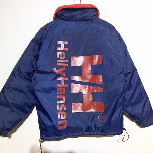 Vintage Helly Hansen Puffer Wendejacke von Fly90s