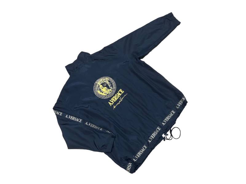 Vintage Versace Windbreaker Trainingsjacke Passen Xl von Fly90s