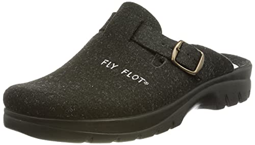 Flyflot Herren 880245 Hausschuh, schwarz, 41 EU von Fly Flot