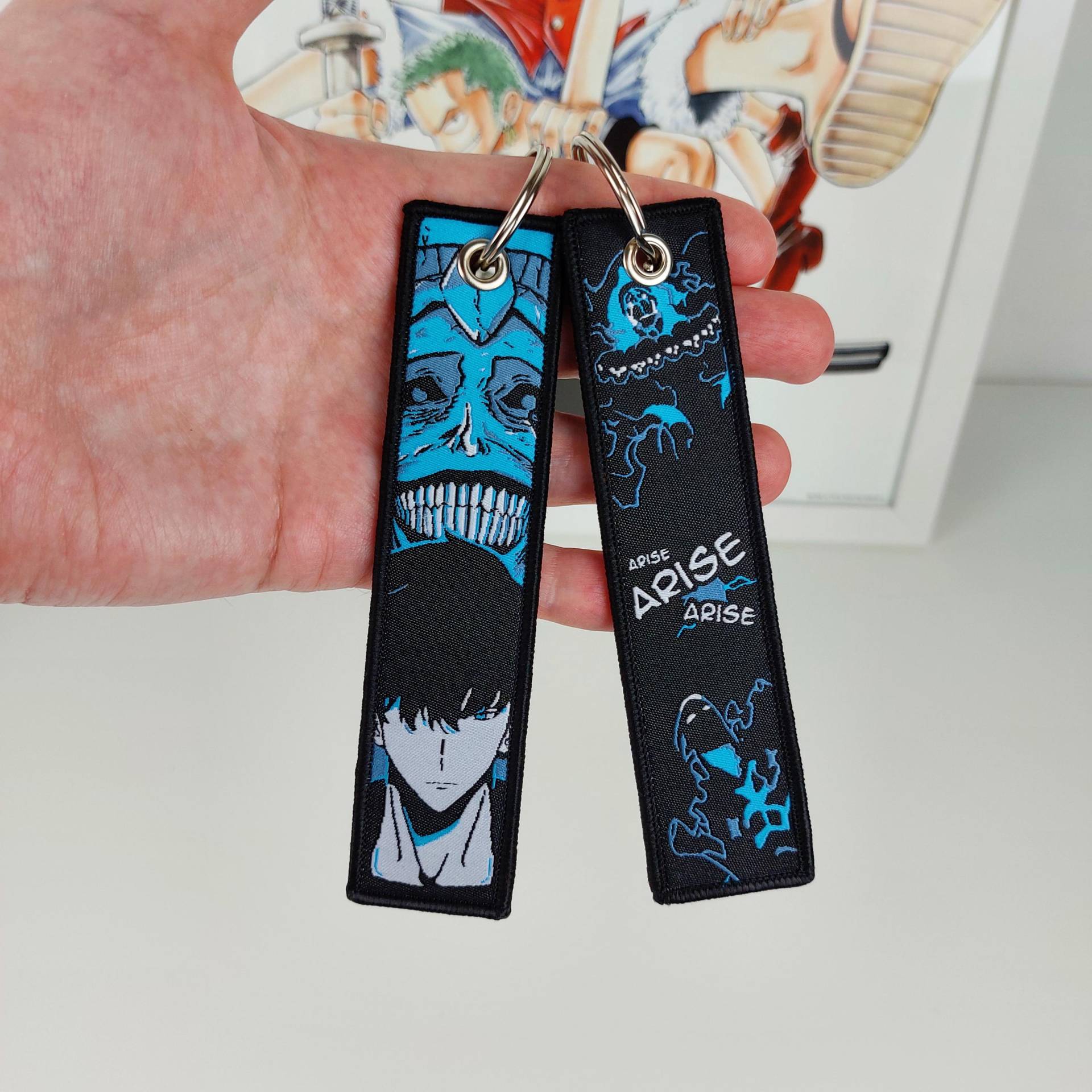 Anime Keychain Gestickter Jet-Anhänger Anime Keychain Gestickter Jet-Anhänger von FlyHighMerch