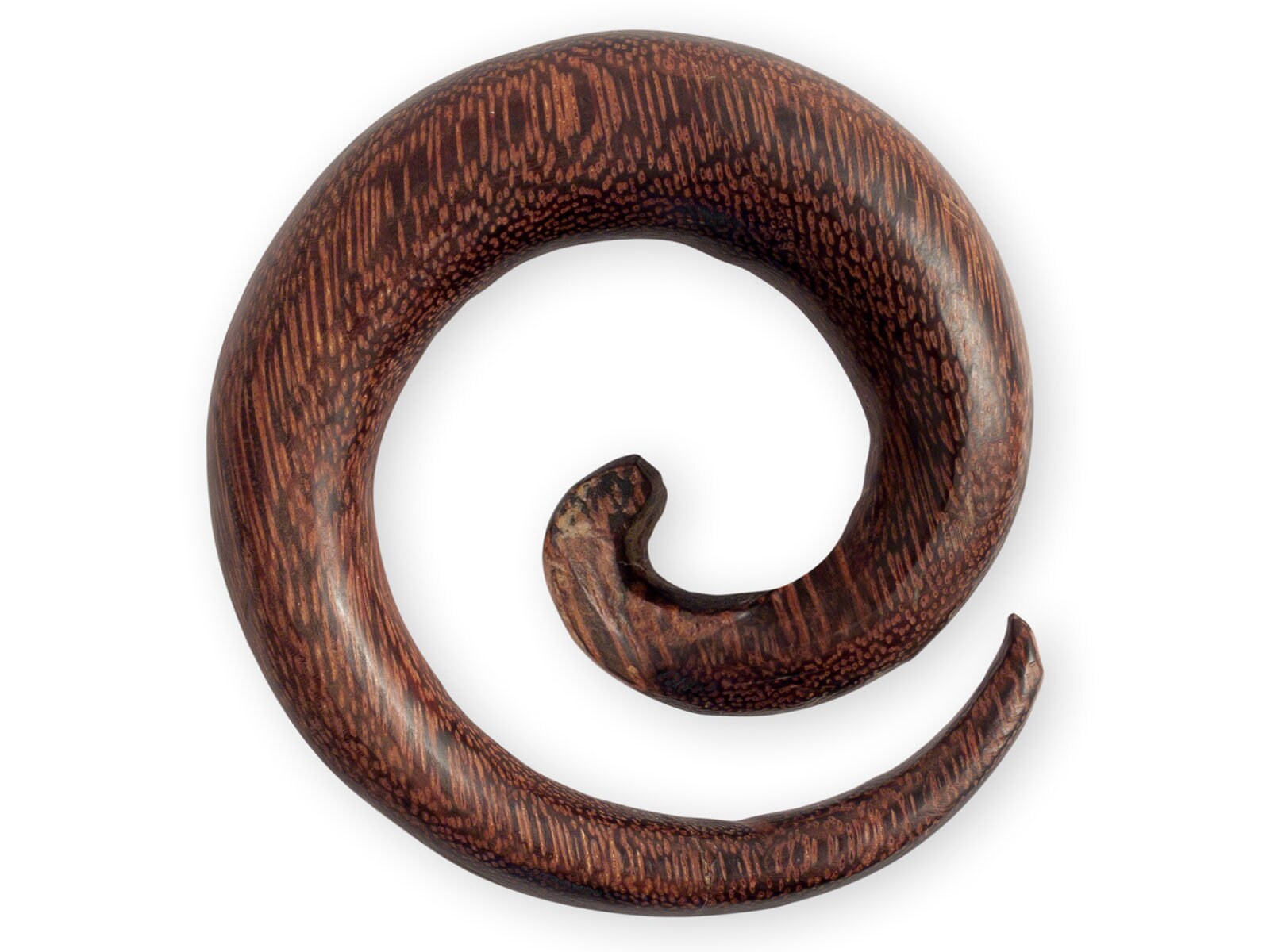 Dehnschnecke Spirale Tamarind Holz Schnecke Dehner Taper Ohr Plug Tunnel Piercing Schmuck von FlyStyleShop