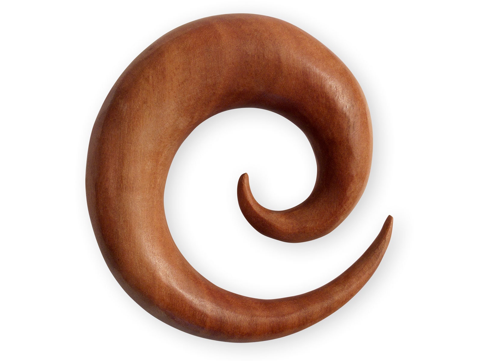 Dehnspirale Sawo Holz Schnecke Sichel Dehner Piercing Expander Taper Schmuck von FlyStyleShop