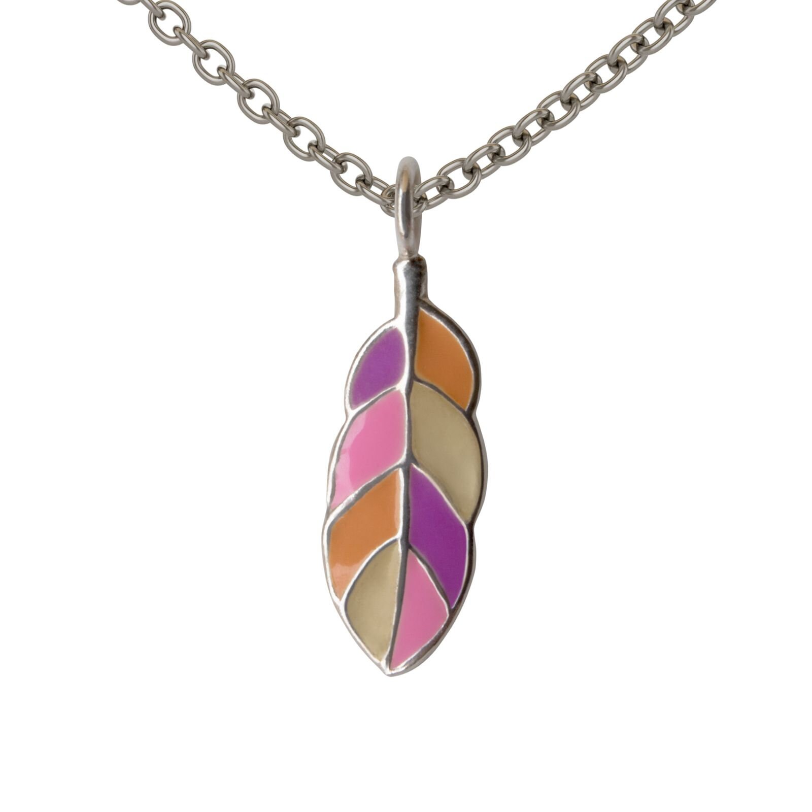 Halskette Anhänger Feder 925 Silber Kinder Damen Kinderschmuck Mädchen von FlyStyleShop