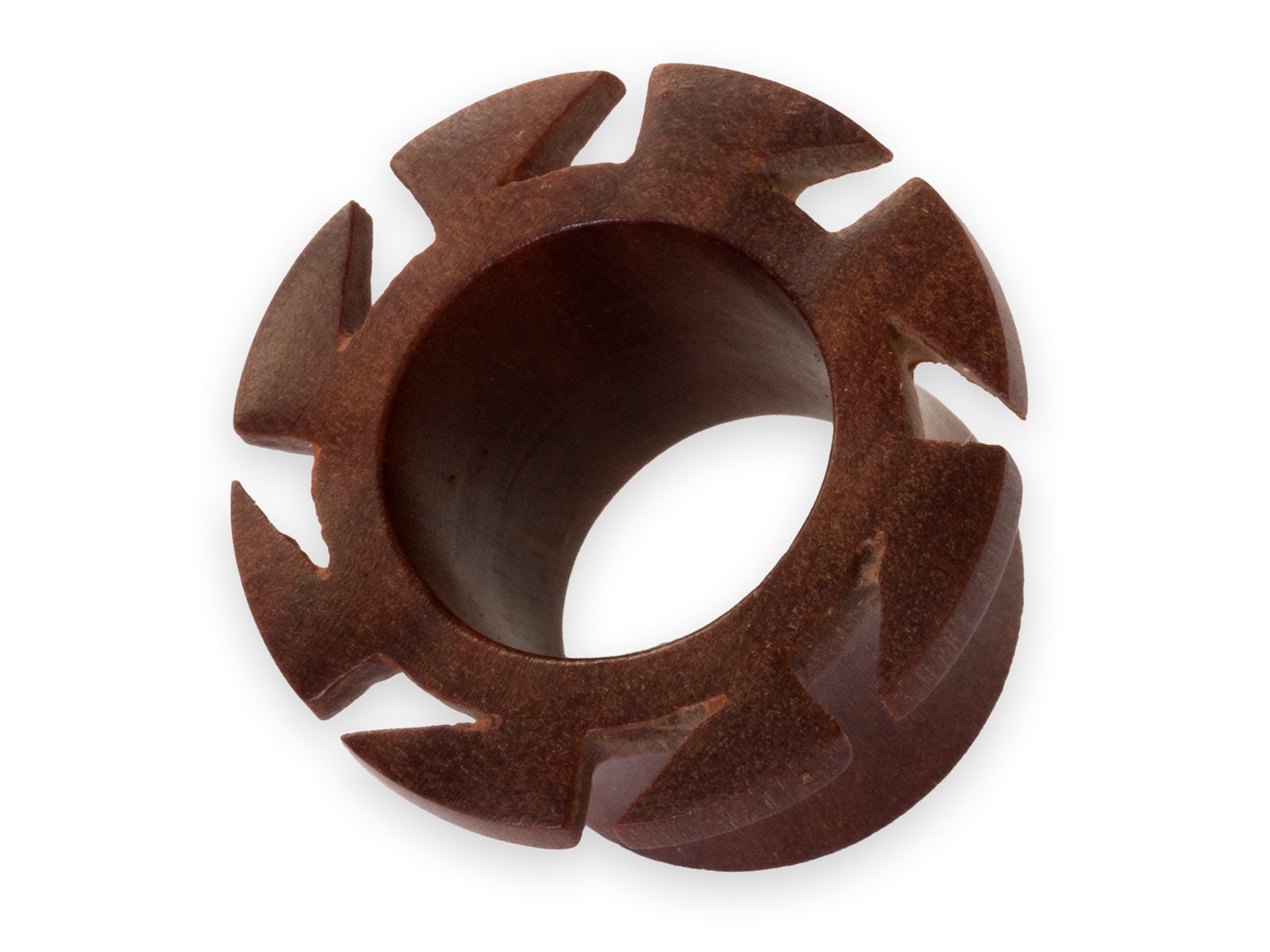 Holz Flesh Tunnel Blume Sägeblatt Ohr Piercing Schmuck von FlyStyleShop