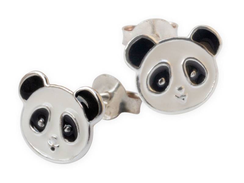 Kinder Ohrringe Panda Bär 925 Silber Ohrstecker Mädchen Kids Tier Kinderschmuck von FlyStyleShop