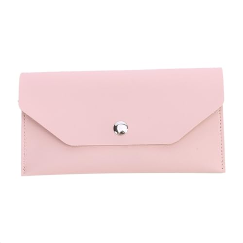 Flybloom Kreditkartenetui Für Damen Und Herren, Multifunktional, Für Münzen, Bargeld, Ausweis, Schmal, Lange Tasche (Rosa) von Flybloom